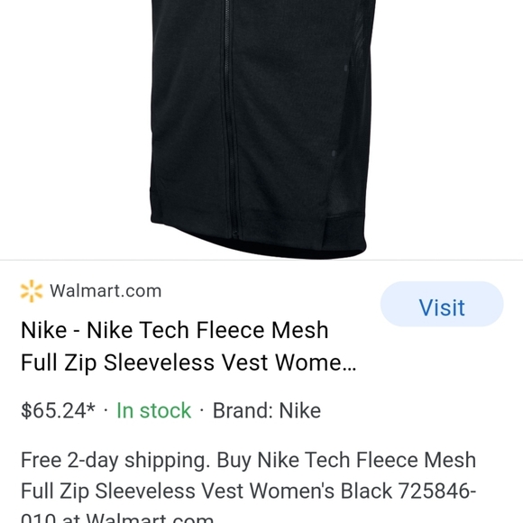 Nike Tech fleece mesh zip up sweatshirt - Picture 2 of 12